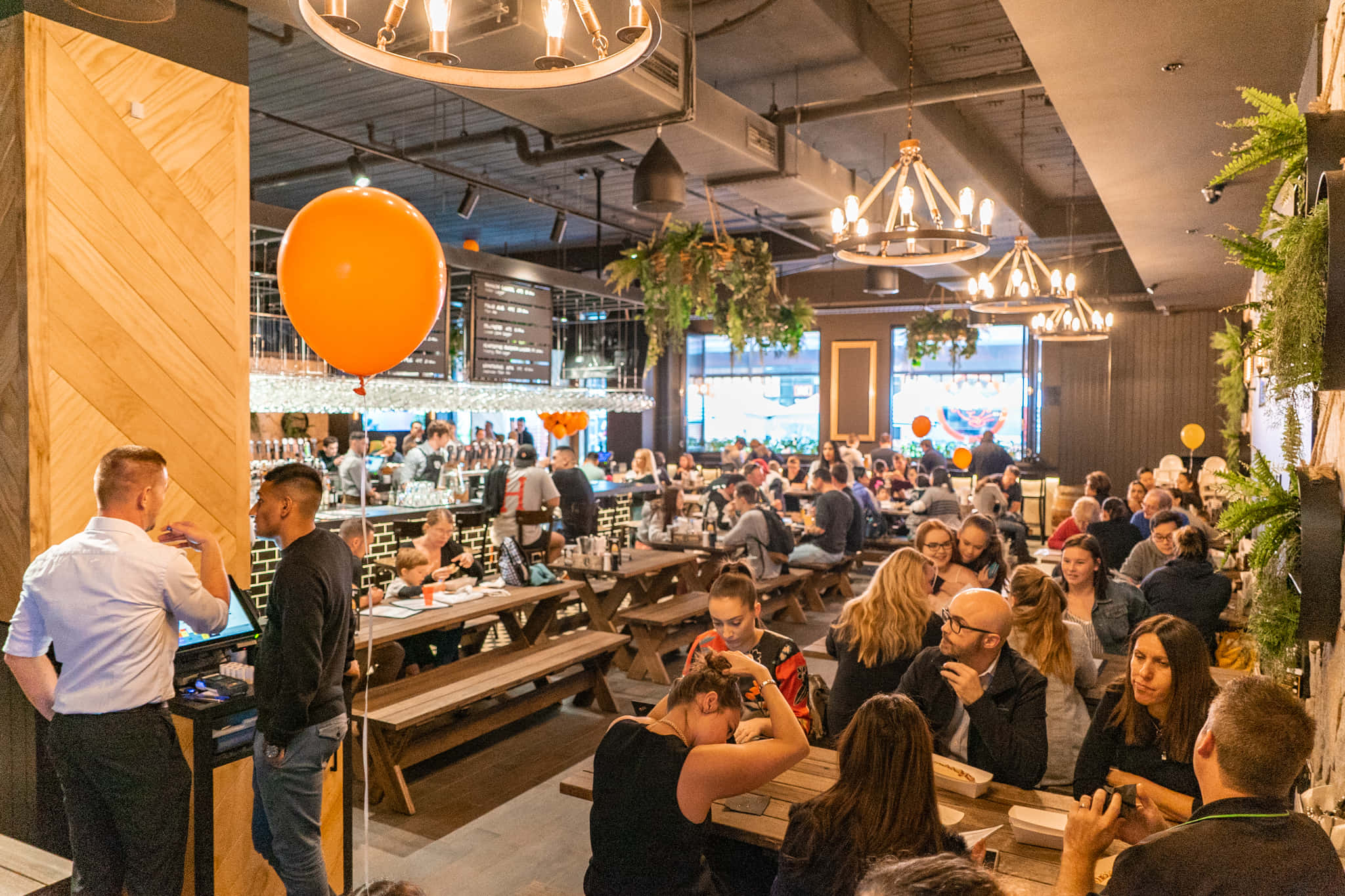 Dining room and bar at The Bavarian in Rouse Hill Town Centre
