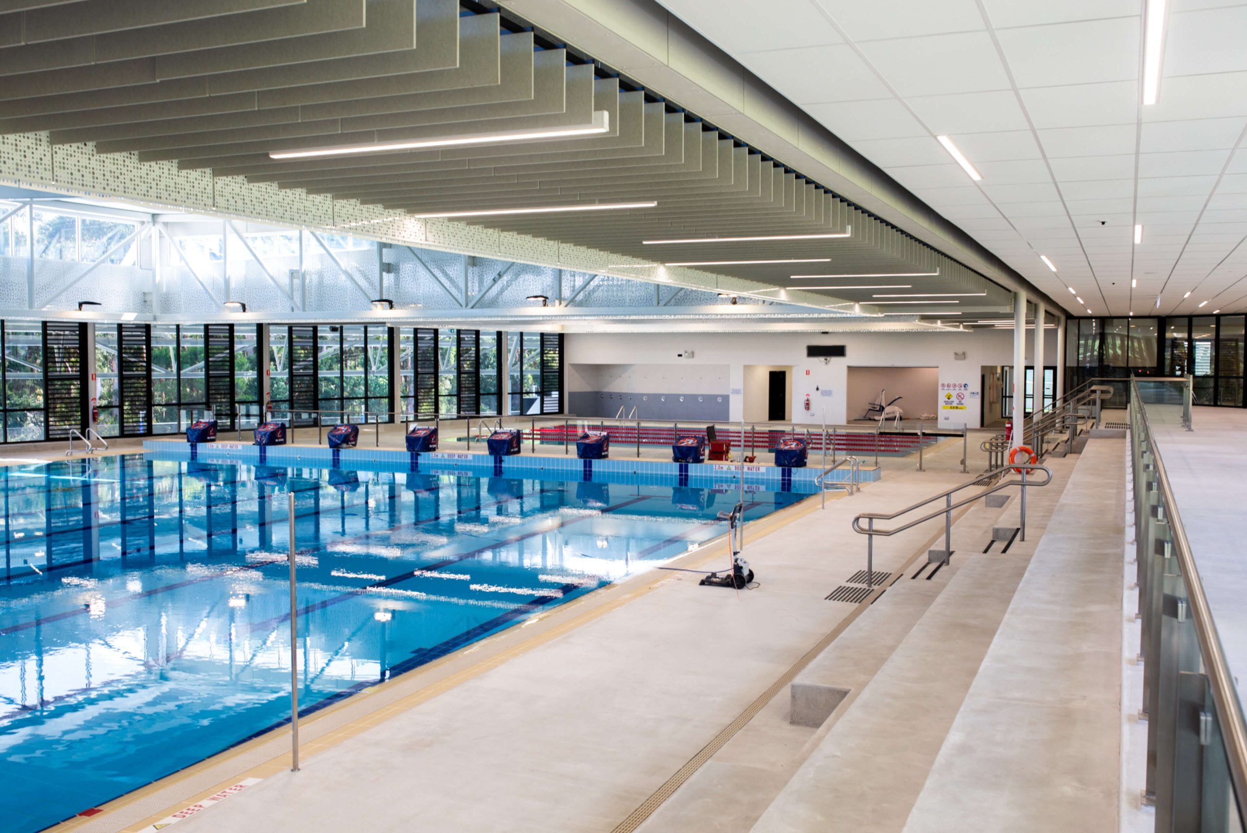 Indoor competition and learn-to-swim pools at Tara Anglican School for Girls